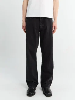 Loose Jeans i Washed Black