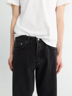 Loose Jeans i Washed Black