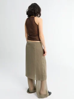 Low Silk Archive Pants i Khaki