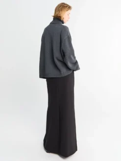 Malvo Lang Pencilskirt i Sort