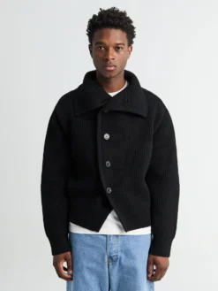 Marino Cardigan i Sort