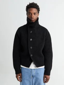 Marino Cardigan i Sort