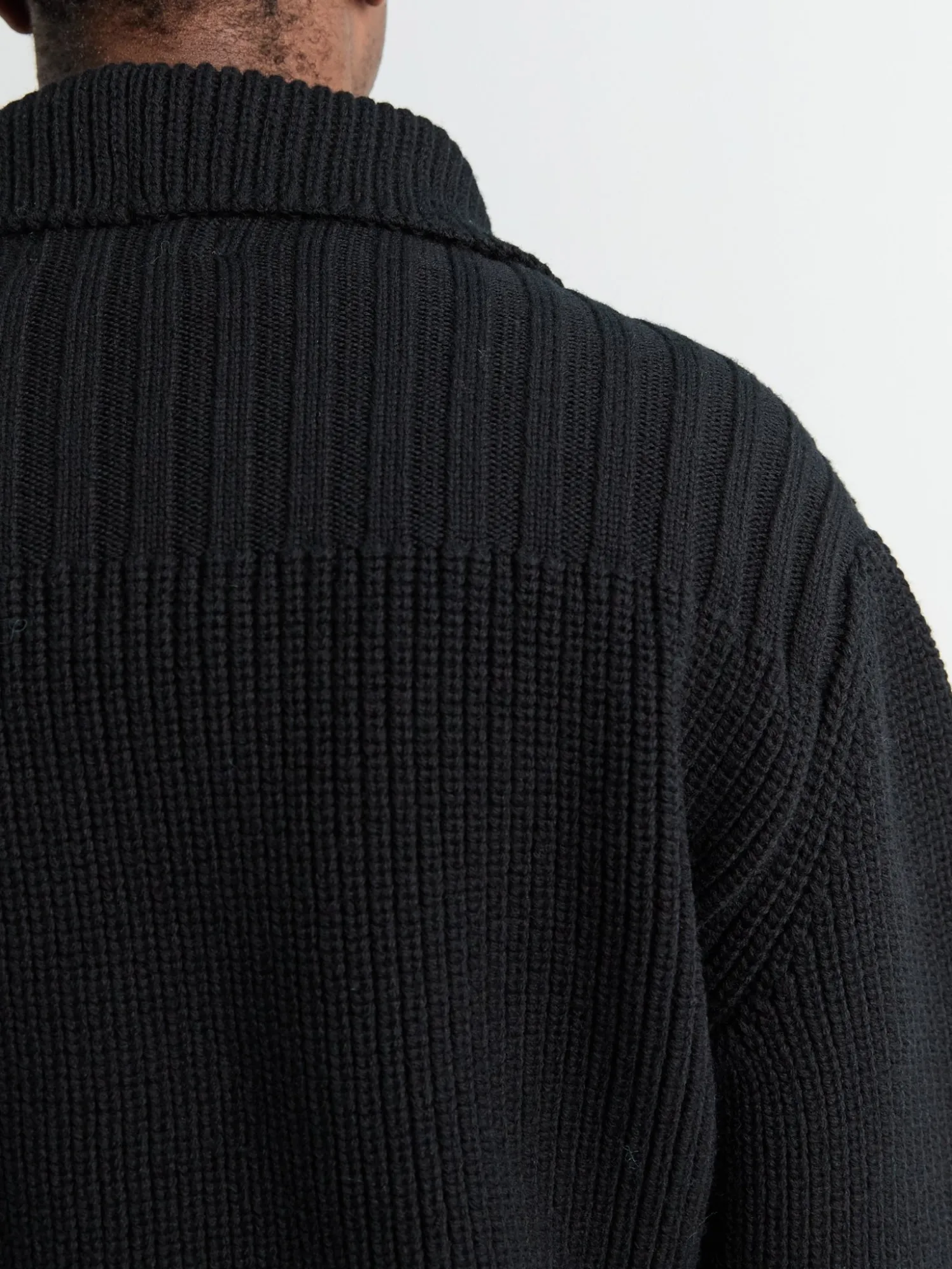 Marino Cardigan i Sort