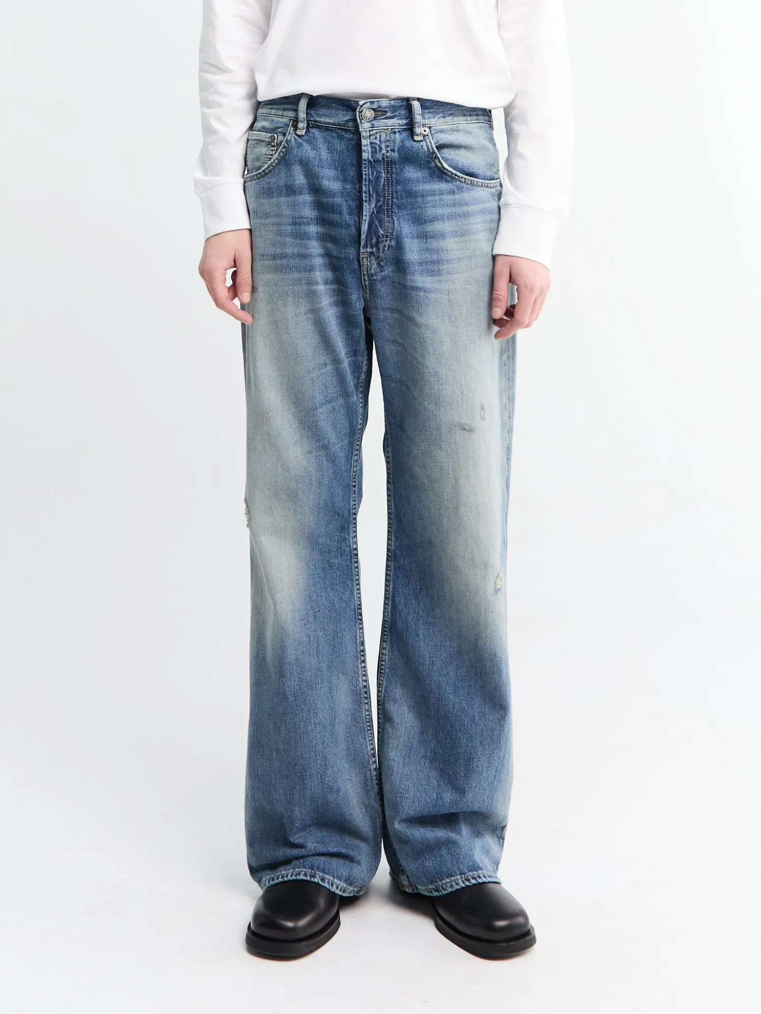 2021M Daybreak Jeans i Mellemblå