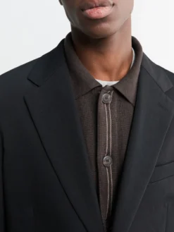 Men's Blazer Jakke i Sort