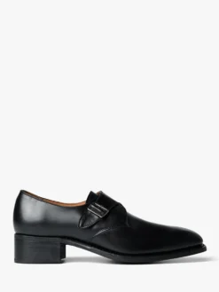 Men's Pedestrian Single Monk Strap i Sort