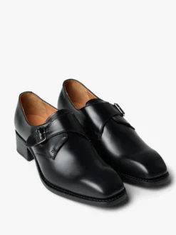 Men's Pedestrian Single Monk Strap i Sort