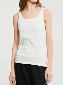 Messhu Tank Top i Pure Ecru