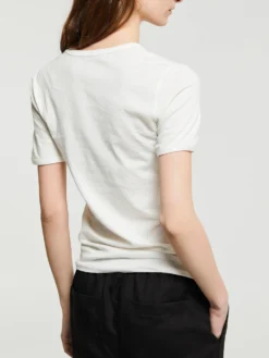 Messhu T-Shirt i Pure Ecru