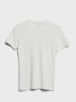 Messhu T-Shirt i Pure Ecru