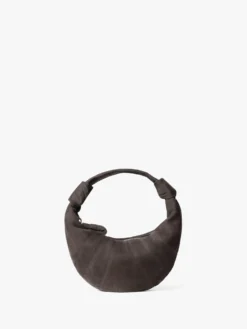 Mini Fortune Croissant Taske i Ebony Brown