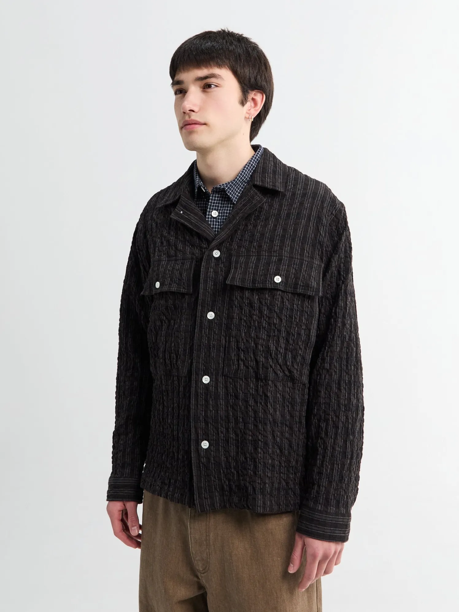 Mols Hunting Check Shirt i Dilicioso Brown