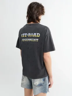 MothTech T-shirt i Aged Black