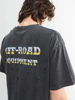 MothTech T-shirt i Aged Black