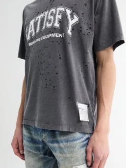 MothTech T-shirt i Aged Black