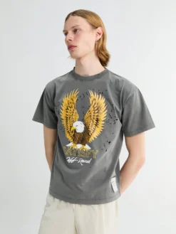 MothTech T-shirt i Falmet Sort