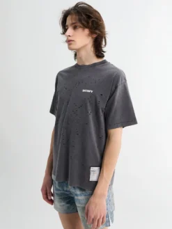 MothTech T-shirt i patineret sort