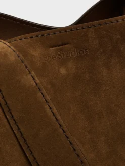 Musubi Midi Taske Ruskind i Cognac Brun