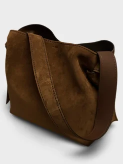 Musubi Midi Taske Ruskind i Cognac Brun