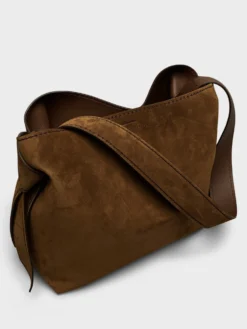 Musubi Midi Taske Ruskind i Cognac Brun