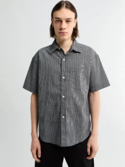New Input Shirt Black Experienced Check