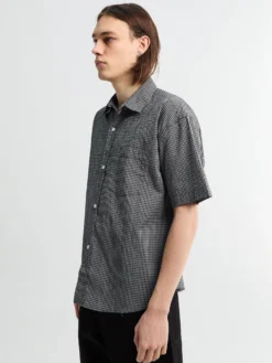 New Input Shirt Black Experienced Check