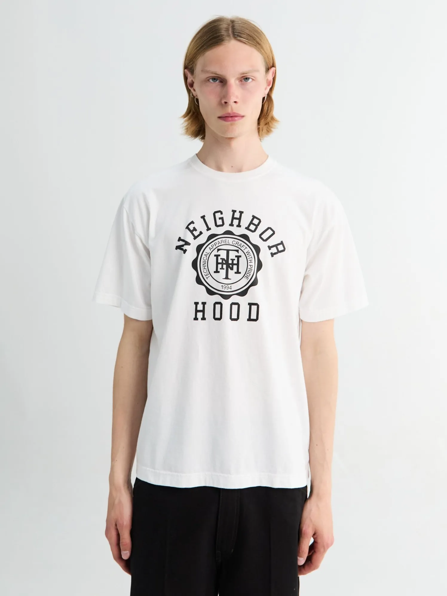 NH. T-shirt SS-4 i Hvid