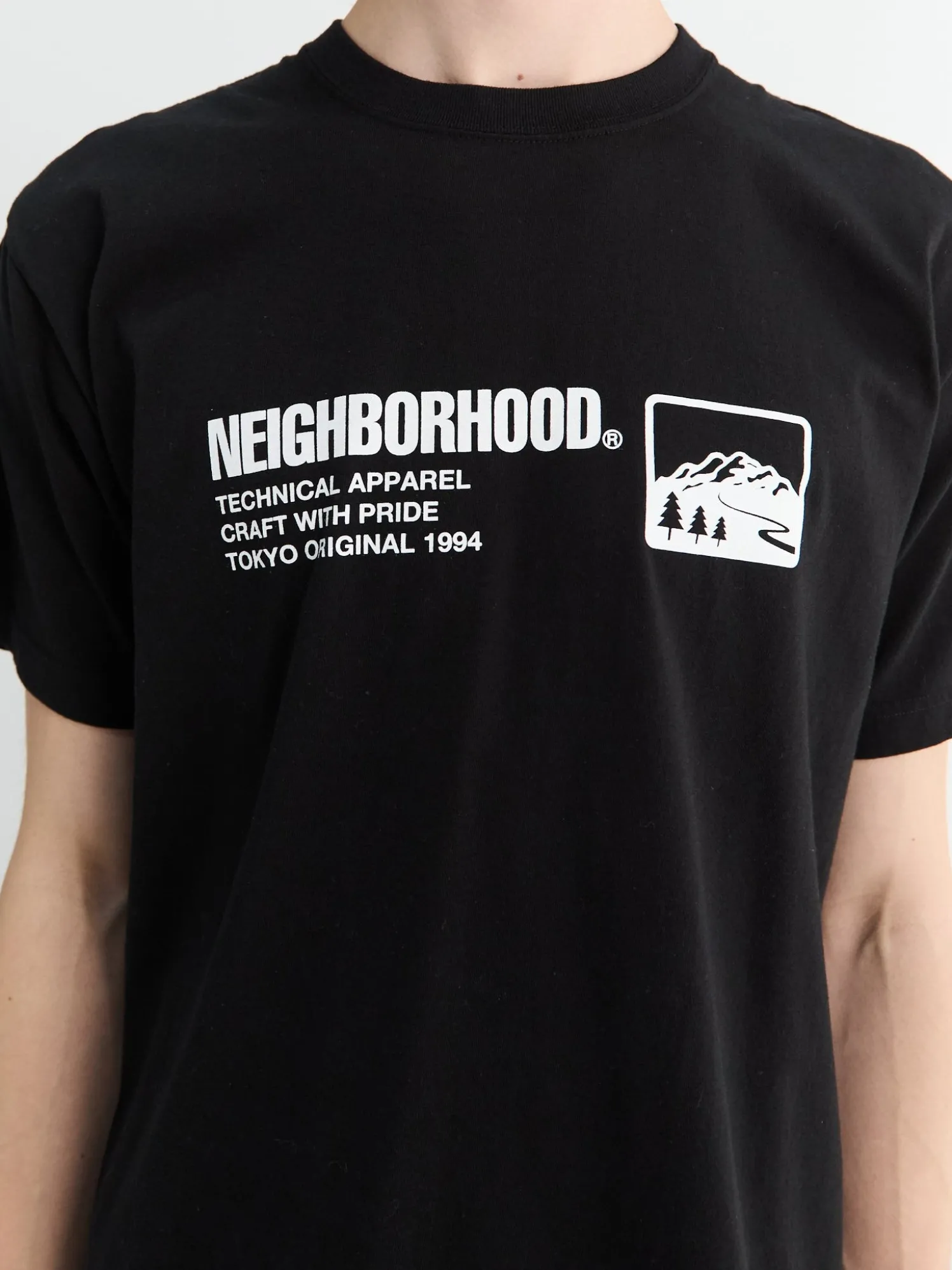 NH. T-shirt SS-10 i Sort