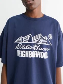 NH x Eddie Bauer Classic Crewneck i Navy