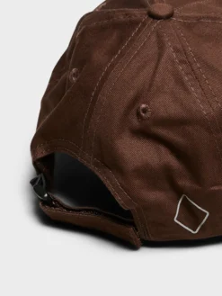 Off-Race Cotton Cap i Lysebrun