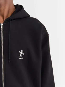 OG Zip Logo Hoodie i Sort