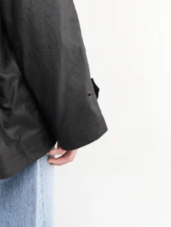 Oilskin Jacket i Sort
