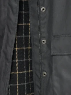 Oilskin Jacket i Sort