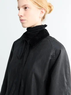 Oilskin Jacket i Sort