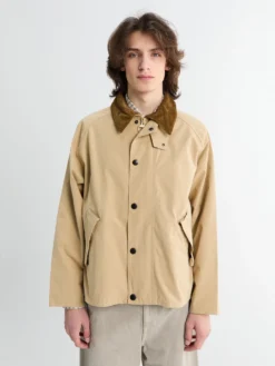 Oversized Transporter Casual Jacket i Stone