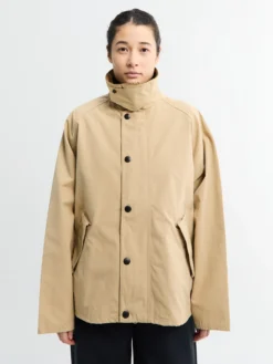 Oversized Transporter Casual Jacket i Stone