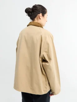 Oversized Transporter Casual Jacket i Stone