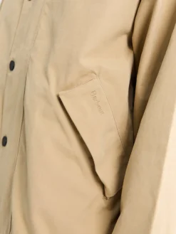 Oversized Transporter Casual Jacket i Stone