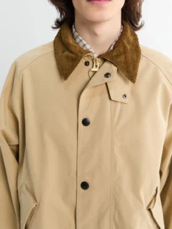 Oversized Transporter Casual Jacket i Stone