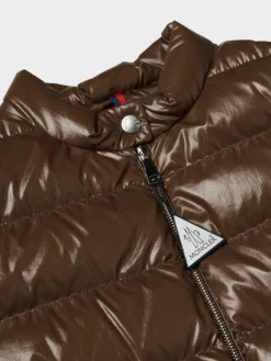 Papillon Short Down Jacket i Brun