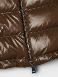 Papillon Short Down Jacket i Brun
