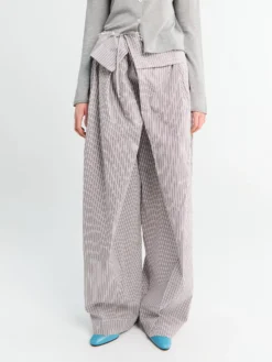 Parong Wide Pants i Brun