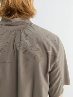PeaceShell River Shirt Kortærmet i Falcon