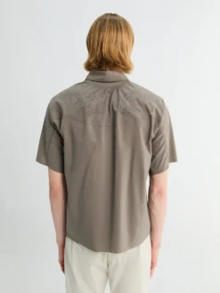 PeaceShell River Shirt Kortærmet i Falcon