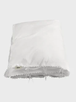 Percale, Broderie Anglaise, Dobbelt Dynebetræk i Brækket Hvid/Anaïs
