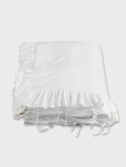 Percale, Broderie Anglaise, Dobbelt Dynebetræk i Broken White/Elodie