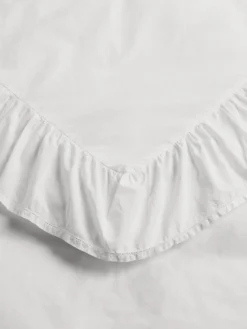 Percale, Broderie Anglaise, Dobbelt Dynebetræk i Broken White/Elodie
