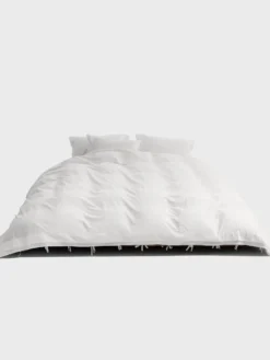 Percale, Broderie Anglaise, Dobbelt Dynebetræk i Broken White/Perle