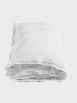 Percale, Broderie Anglaise, Dobbelt Dynebetræk i Broken White/Perle