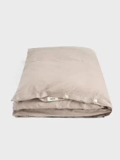 Percale Dynebetræk i Clay
